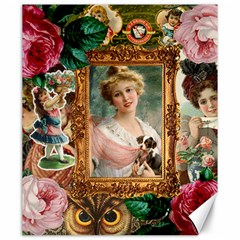 Victorian Collage Of Woman Canvas 20  X 24   by snowwhitegirl