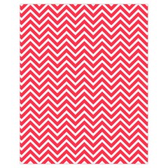 Red Chevron Drawstring Bag (small) by snowwhitegirl