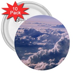 In The Clouds 3  Buttons (10 Pack)  by snowwhitegirl