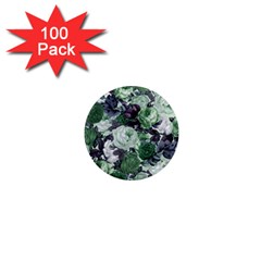 Rose Bushes Green 1  Mini Magnets (100 Pack)  by snowwhitegirl