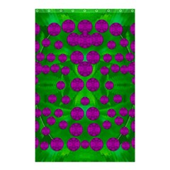 The Pixies Dance On Green In Peace Shower Curtain 48  X 72  (small)  by pepitasart