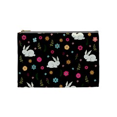 Easter Bunny  Cosmetic Bag (medium)  by Valentinaart