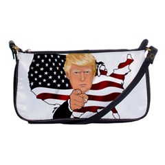 Trump Usa Flag Shoulder Clutch Bags by ImagineWorld