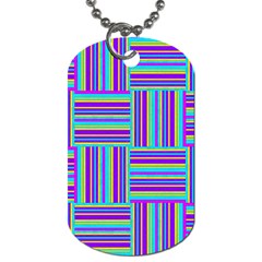 Geometric Textile Texture Surface Dog Tag (one Side) by Nexatart