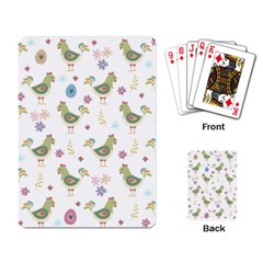 Easter Pattern Playing Card by Valentinaart