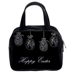 Easter Eggs Classic Handbags (2 Sides) by Valentinaart