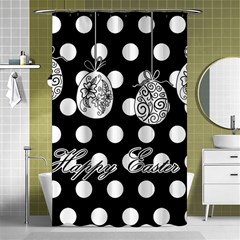 Easter Eggs Shower Curtain 48  X 72  (small)  by Valentinaart