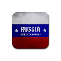 Football World Cup Rubber Coaster (square)  by Valentinaart