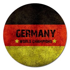 Football World Cup Magnet 5  (round) by Valentinaart