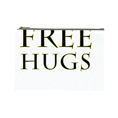 Freehugs Cosmetic Bag (large)  by cypryanus