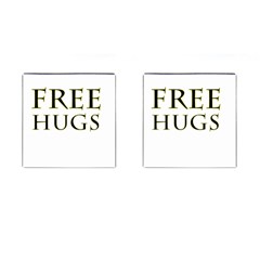 Freehugs Cufflinks (square) by cypryanus