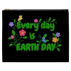 Earth Day Cosmetic Bag (xxxl)  by Valentinaart