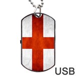 England flag Dog Tag USB Flash (One Side) Front