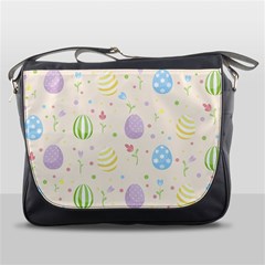 Easter Pattern Messenger Bags by Valentinaart