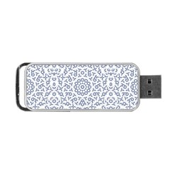 Radial Mandala Ornate Pattern Portable Usb Flash (two Sides) by dflcprints