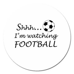 Football Fan  Magnet 5  (round) by Valentinaart