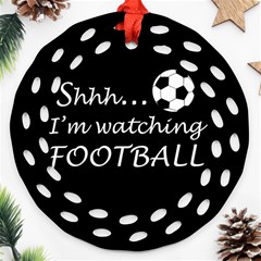 Football Fan  Ornament (round Filigree) by Valentinaart