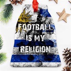 Football Is My Religion Bell Ornament (two Sides) by Valentinaart