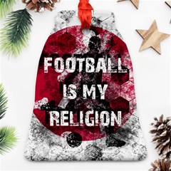 Football Is My Religion Bell Ornament (two Sides) by Valentinaart