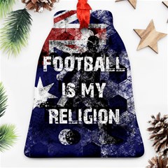 Football Is My Religion Bell Ornament (two Sides) by Valentinaart