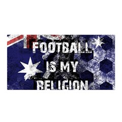 Football Is My Religion Satin Wrap by Valentinaart