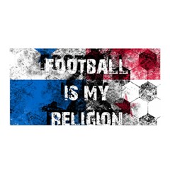 Football Is My Religion Satin Wrap by Valentinaart