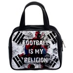 Football is my religion Classic Handbags (2 Sides) Front