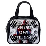 Football is my religion Classic Handbags (2 Sides) Back