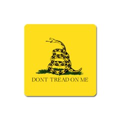 Gadsden Flag Don t Tread On Me Square Magnet by snek