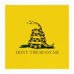 Gadsden Flag Don t tread on me Medium Glasses Cloth Front