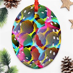 3d Pattern Mix Ornament (oval Filigree) by Sapixe