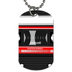 Compact Cassette Musicassette Mc Dog Tag (one Side) by Nexatart