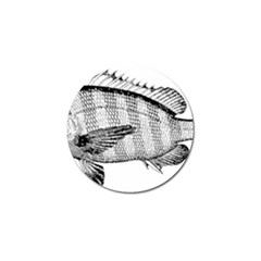 Animal Fish Ocean Sea Golf Ball Marker by Nexatart