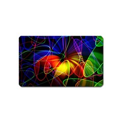 Fractal Pattern Abstract Chaos Magnet (name Card) by Nexatart