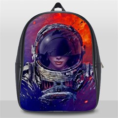 Eve Of Destruction Cgi 3d Sci Fi Space School Bag (large) by Sapixe