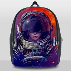 Eve Of Destruction Cgi 3d Sci Fi Space School Bag (xl) by Sapixe