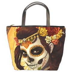 Fantasy Girl Art Bucket Bags by Sapixe