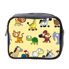 Group Of Animals Graphic Mini Toiletries Bag 2-side by Sapixe