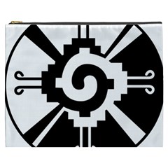 Maya Calendar Native American Religion Cosmetic Bag (xxxl)  by Sapixe