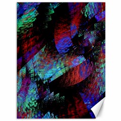 Native Blanket Abstract Digital Art Canvas 36  X 48   by Sapixe