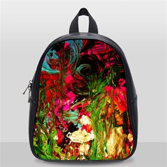 Sunset At The Footage Of Fudjiyama School Bag (small) by bestdesignintheworld