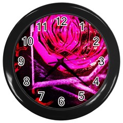 Calligraphy 2 Wall Clocks (black) by bestdesignintheworld