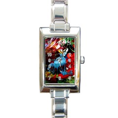 Two Hearts   One Beat 1 Rectangle Italian Charm Watch by bestdesignintheworld