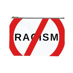 2000px No Racism Svg Cosmetic Bag (large)  by demongstore