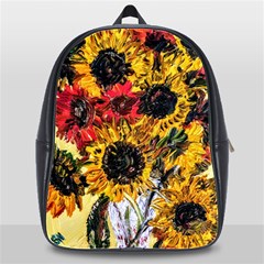 Sunflowers In A Scott House School Bag (xl) by bestdesignintheworld