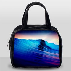 Rolling Waves Classic Handbags (one Side) by Sapixe