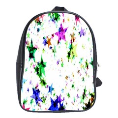 Star Abstract Advent Christmas School Bag (xl) by Sapixe