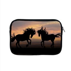 Horses Sunset Photoshop Graphics Apple Macbook Pro 15  Zipper Case by Sapixe