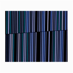 Shades Of Blue Stripes Striped Pattern Small Glasses Cloth by yoursparklingshop