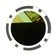 Colors And Fabrics 24 Poker Chip Card Guard by bestdesignintheworld